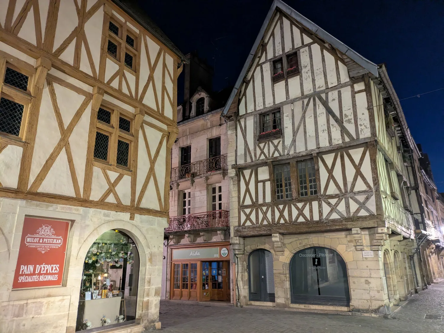 Old houses in Dijon